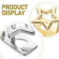 thumbnail image 3 of COOPHYA 2Pcs Metal Hip Hop Tooth Grills Star Shape Smooth Material Fashion Accessory for Parties, 3 of 8