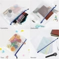 thumbnail image 3 of JM 12 Piezas Bolsa para Documentos con Cremallera A4, Carpetas de Archivos, Bolsas de Almacenamiento de Archivos de Plástico PVC Transparente Bolsas de Organización para Recibos Comerciales Oficinas Viajes JM JM, 3 of 5