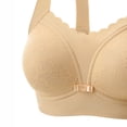 thumbnail image 3 of ATOYSOY Bras for Women No Underwire Wireless Women Bras Lace V Neck Wide Adjustable Strap Comfortable Supportive Solid Color Bra All Season Daily Work Casual Wear, 3 of 4