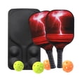 thumbnail image 3 of S SERENABLE Pickleball Rackets Includes 2 Rackets 4 Balls Pickleball Racket and Ball Set A, 3 of 9