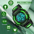 thumbnail image 2 of Kids Digital Sports Watch for Age 4-15 Waterproof Watches with Alarm Stopwatch Wrist Watches for Boys Girls Birthday Chriatmas Gift for Kids, 2 of 8