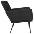 thumbnail image 2 of vidaXL Bench Black 108x79x79 cm Velvet, 2 of 5