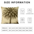 thumbnail image 5 of Leisuo Palm Tree Throw Pillow Case Hawaiian Leaf Vintage Green Yellow Decorative Square Cushion Covers Pillowcase Couch Sofa Men/Women, 5 of 5