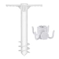 thumbnail image 1 of Cateissary Soporte para paraguas Plástico Diseño de tornillo de 3 niveles Antideslizante Resistente al viento Impermeable Duradero Irrompible Paraguas Jardín y Patio Cateissary HA015497-00, 1 of 1