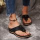 thumbnail image 3 of Sandalias Playa Casuales Chanclas Sin Cordones para Mujer Cómodas Interiores Y Exteriores, 3 of 9