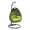 Light Green, variant on LeisureMod Charcoal Wicker Indoor Outdoor Bedroom Patio Hanging Egg Swing Chair with Stand and Cushion Dark Green