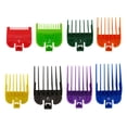 thumbnail image 1 of 8 Sizes Professional Cutting Guide Comb Set Colorful Limit Comb Set Replacement for Wahl Electric Hair Trimmer Shaver Hairdressing Tool, 1 of 8