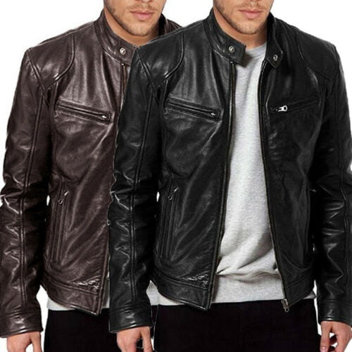 Best Price Offer Slim Fit Diamond Quilted Moto Teal Leather Jacket 