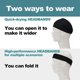 thumbnail image 4 of Paquete de 6 Bandas Deportivas para Hombres, Bandas para Sudor, Bandas para el Sudor Deportivas, Bandas para el Entrenamiento de Hombres, Ciclismo, Correr, Fitness, Gimnasio, Yoga, 4 of 5