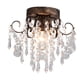 thumbnail image 1 of Lámpara de techo Q&S Crystal Flush Mount Dia24 cm, color negro, 1 of 7