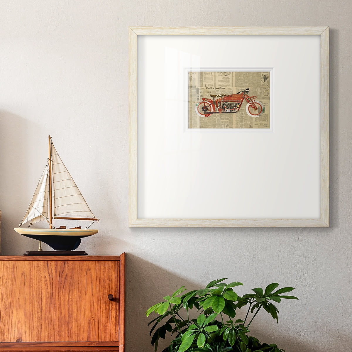 Vintage Red-Premium Framed Print