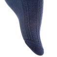 thumbnail image 5 of Meso Big Girl's Women's 2 Pairs Awesome Thigh High Cotton Socks, Comfortable, Soft and Super Durable M1025 6-9 2p04 Navy, 5 of 8