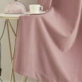 thumbnail image 3 of Grianlook Blackout Window Curtain UV Protection Curtains Thermal Insulated Drapes Solid Room Pink 52 x 84 inch, 3 of 4