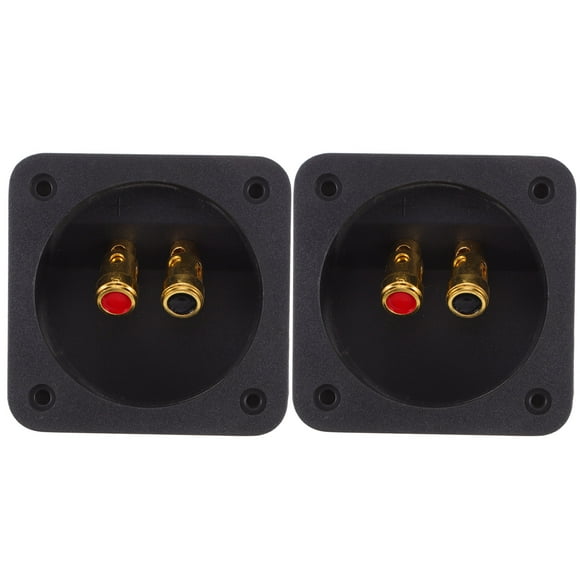WORGEOUS 2PCS Terminal de altavoces Desconecte la caja Subwoofer Box Box Terminal Cup Supply