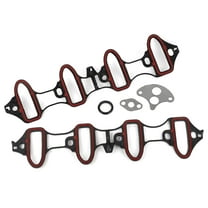 Engine Intake Manifold Gasket Set,Compatible with Buick Hummer Chevy GMC Saab 4.8L 5.3L 6.0L,Replace MS92211