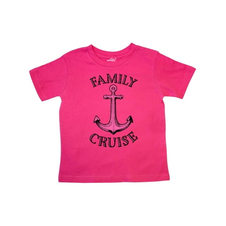 

Inktastic Family Cruise pink ship anchor Gift Toddler Boy or Toddler Girl T-Shirt
