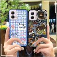 thumbnail image 4 of LYM-Phone Case For MOTO G Power 5G 2024, Protective Dirt-resistant Anti-knock Full wrap Cartoon Cute Soft case Graffiti Back Cover Anti-dust Silicone Shockproof Fashion Design TPU, 4 of 9
