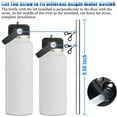 thumbnail image 6 of Straw Lid for Hydro Flask Wide Mouth Water Bottle 12 18 20 32 40 64 oz, Lid for Simple Modern Summit,Iron Flask,Takeya,with 2 Straws and 1 Brush Flexible Handle Cap Straw Lid Wide Mouth Replacement, 6 of 7