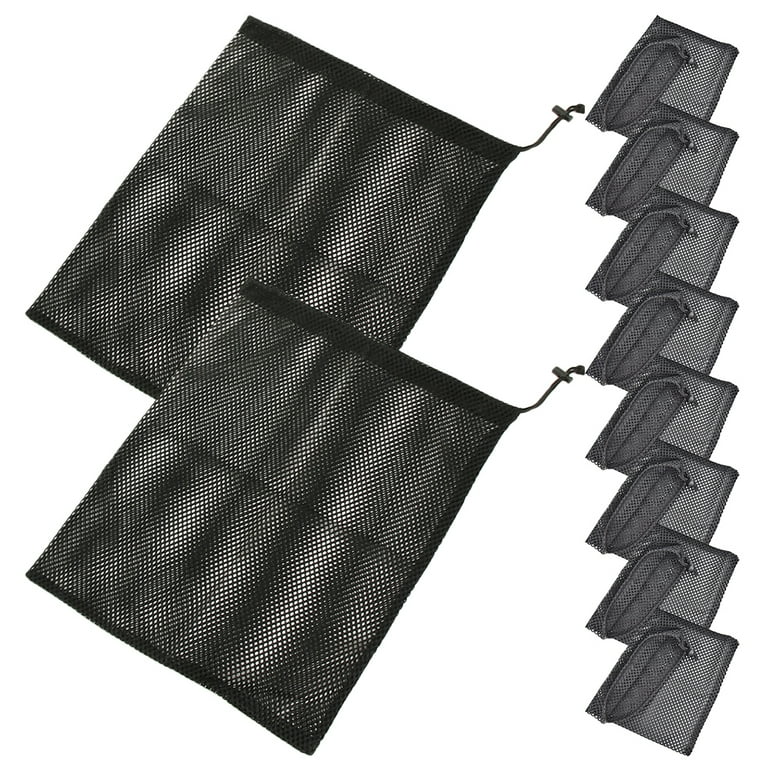 10Pcs Mesh Bag Drawstring Small Net Bag Multi Functional Mesh Bag for Sport Swimming