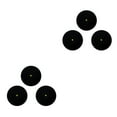 thumbnail image 4 of Greeniant Pelotas de squash profesionales: embalaje de tubo de goma resistente y duradero Pelotas de squash de entrenamiento de puntos azules Un solo punto amarillo 2Conjunto, 4 of 6