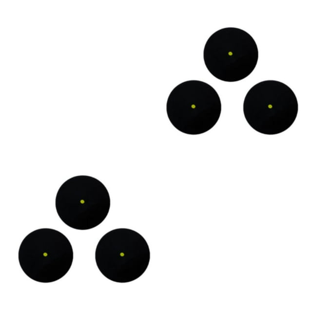 Transemion Multiple Models Available - Mixed Pack Squash Balls Tube Packing Blue Dot Training Squash Balls Single yellow dot 2Set