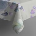 thumbnail image 6 of Floral 42" Square Waterproof Tablecloth, Floral Print Polyester Table Cover, 6 of 6