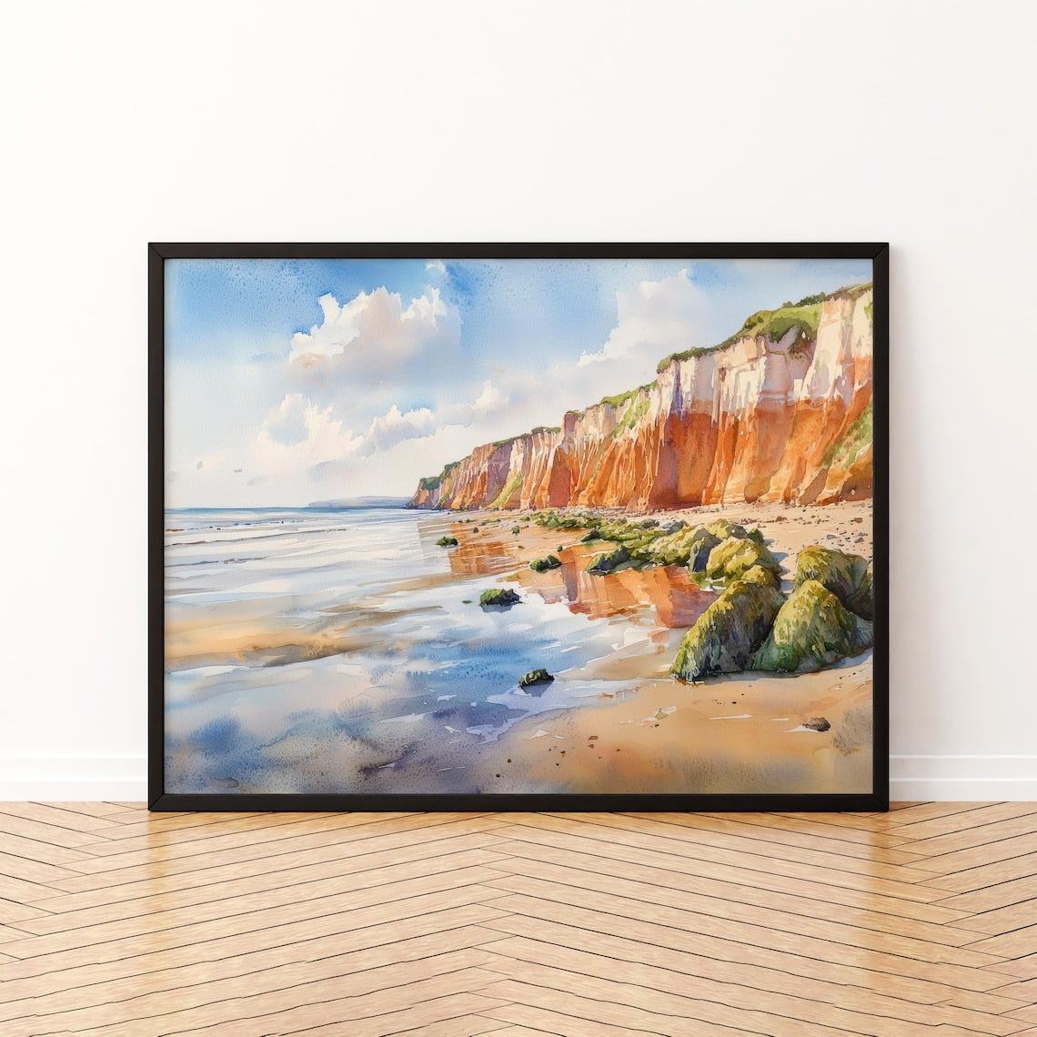 Hunstanton England Hunstanton Travel Norfolk Coast Seaside Town Uk Souvenir Wall Decor Unframed Paper Print