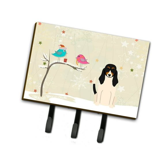 Christmas Presents between Friends Swiss Hound Leash or Key Holder