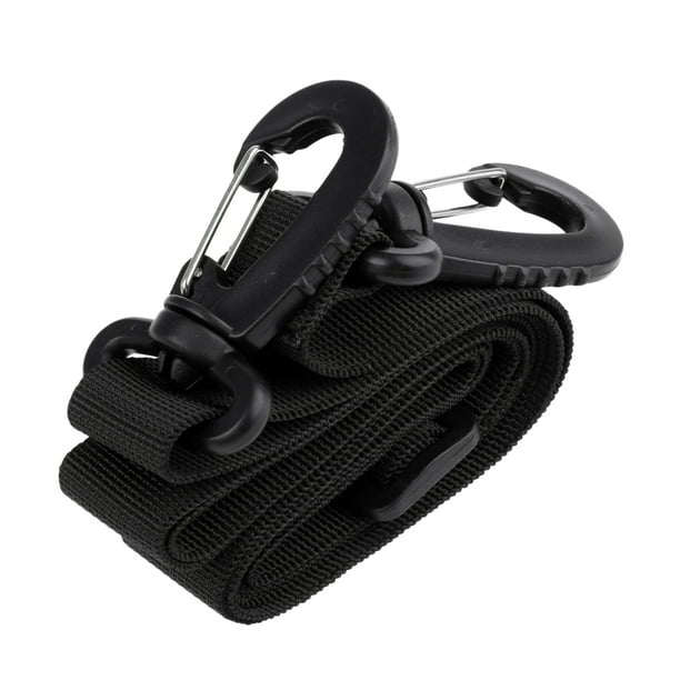 Correa de Accesorios para Y Mochilero con Hebilla Negro Hebilla giratoria Sunnimix Correa de correas con hebilla
