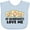 Blue, variant on Inktastic My Grandparents Love Me Boys or Girls Baby Bib