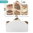 thumbnail image 4 of Yayeee Kids Hooded Towels Toddler Soft Absorbent Beach Bathing Wrap 50" x 23.5", Brown Cakes, 4 of 5