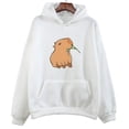 thumbnail image 1 of Sudadera con capucha con estampado de carpincho divertido para mujer/hombre, camisetas de dibujos animados Kawaii, sudadera para niñas, jerséis con capucha gráficos Harajuku de moda Unisex, 1 of 4