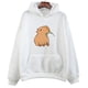 thumbnail image 1 of Sudadera con capucha con estampado de carpincho divertido para mujer/hombre, camisetas de dibujos animados Kawaii, sudadera para niñas, jerséis con capucha gráficos Harajuku de moda Unisex, 1 of 4