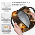 thumbnail image 3 of Salouo Sunflower Cute Puppy for Insulated Lunch Bag for Women/Men - Leakproof Cooler Tote Bag Organizer - Reusable Lunch Box for Office Picnic Hiking Beach-One Size, 3 of 6