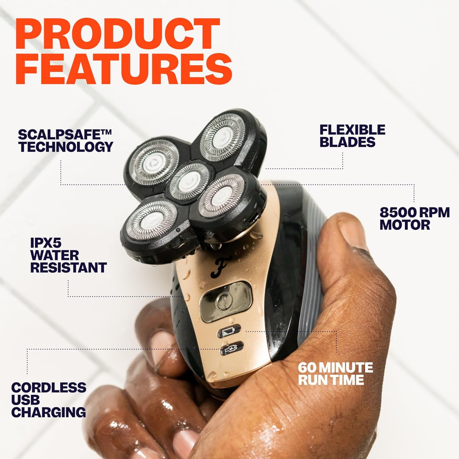 Freebird FlexSeries Shaving Kit, Waterproof Head UK | Ubuy