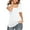 B:White, variant on Womens Scoop Neck Long Sleeve Shirts Fitted Tops(Black XL)