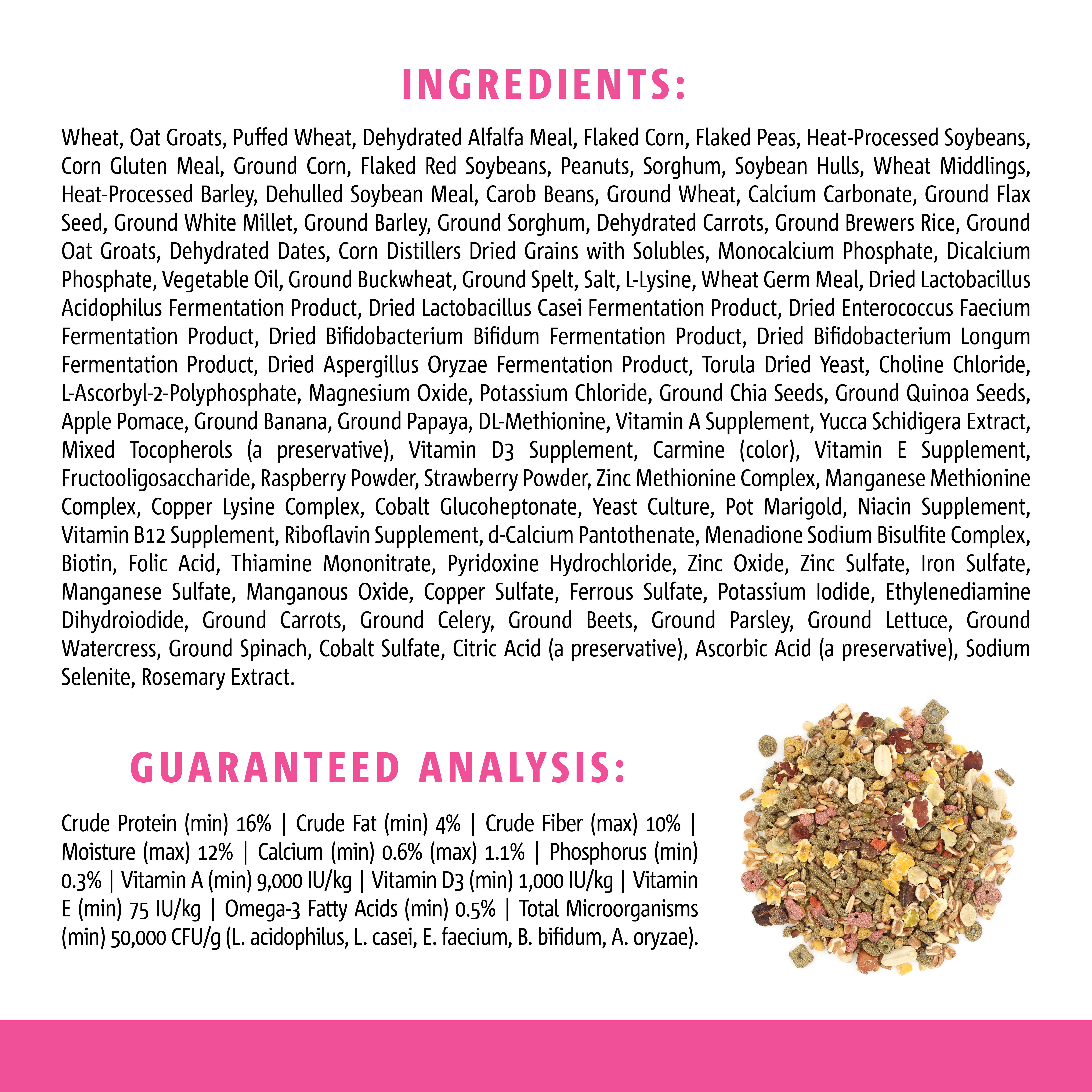 Vitakraft Vita Smart Rat and Mouse Food, 2 Pounds photo 6