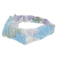 thumbnail image 5 of Unique Bargains 1 Pc Headband Maple Leaf Lace Wide Hairband for Women Sky Blue, Purple, Green, 5 of 5