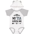 thumbnail image 3 of Inktastic My Tia Loves Me Childs Girls Baby Bodysuit, 3 of 5