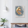 thumbnail image 4 of PIKWEEK Cute Child Poster Baby Nursery Wall Art Print Fox Deer Bear Bunny Lion Woodland Animal Canvas Painting Picture Nordic Kids Baby Bedroom Decoration Frameless 12x16 in, 4 of 5