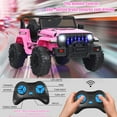 thumbnail image 3 of INFANS 12V Ride on Truck Car with Parents Remote Control, 3 Speeds, Bluetooth Music Radio, LED Lights, Soft Start, Electric Vehicles for Boys Girls Kids Toddler, 3 of 10