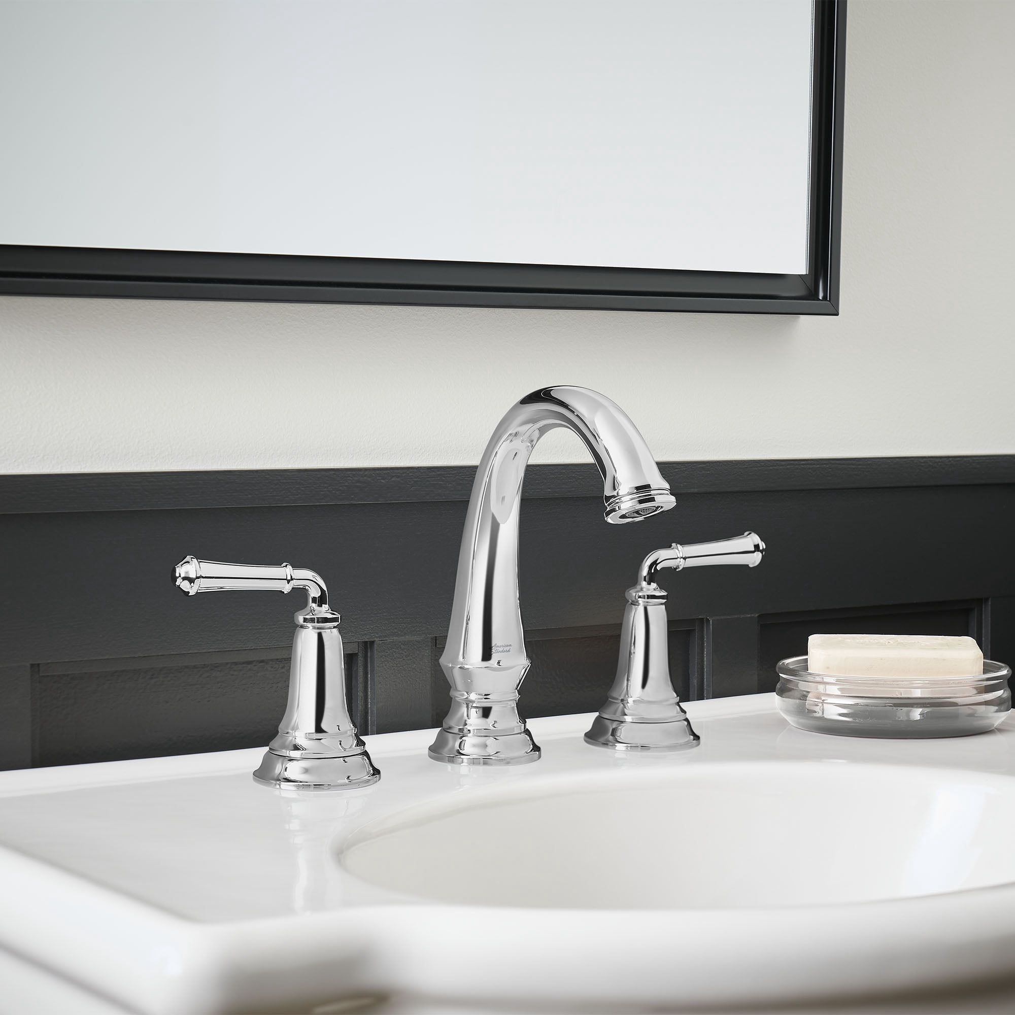 American Standard Delancey 8 in. Widespread 2-Handle Bathroom Faucet with Pop-Up Drain in Polished Chrome
