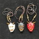 thumbnail image 3 of Halloween Prajna Fantasma Casco Colgante Collar Hannya Japonés Oni Colgante Colgante Kearding AP006774-03, 3 of 6