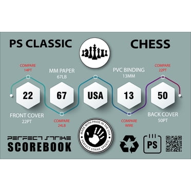 Chess Up Perfect Strike Archery 3D Shoot SCOREBOOK With Rules And Scoring Chess Book