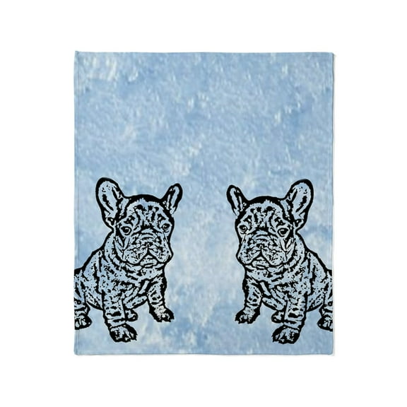 CafePress - French Bulldog Throw Blanket - Soft Fleece Throw Blanket, 50"x60" for All Ages