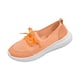 thumbnail image 1 of Zapatillas planas transpirables de malla tejida para mujer, zapatos casuales antideslizantes de moda para caminar, mocasines cómodos de suela suave sin cordones, zapatillas de tenis, 1 of 6