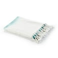 thumbnail image 4 of Ox Bay Blue/White Ombre Lightweight Adult Throw Blanket, 50" x 60", 4 of 15