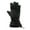 Black, variant on Men's Snow-Line Waterproof Gloves, Color: Black/Dark Gray, Size: L