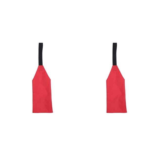 Soidarity Bandera de seguridad para Kayak, remolque, kayak, pesca, barco, banderas, deportes acuáticos ligeros, señal de señal roja con cordón no Type2 NO2 Soidarity CBP204647