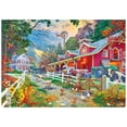 thumbnail image 1 of RoseArt - Colorluxe 500-Piece - Fall Country Farm- Adult Interlocking Puzzle, 1 of 6